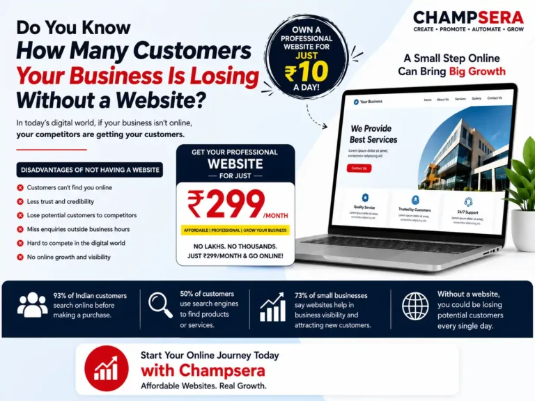 Do You Know How Many Customers Your Business May Be Losing Without a Website?