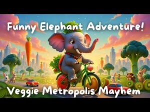Funny Elephant Adventure in Vegetable City | Epic Kids Cartoon Story | Educational Fun for Kids 2026