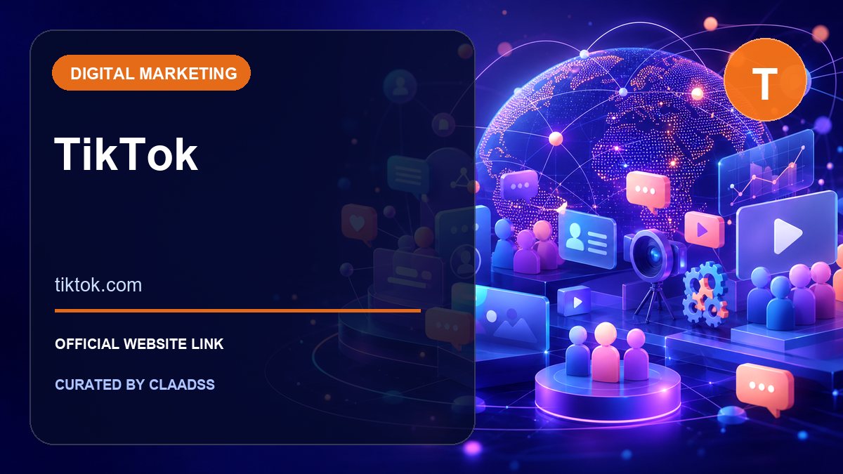 TikTok official social media website