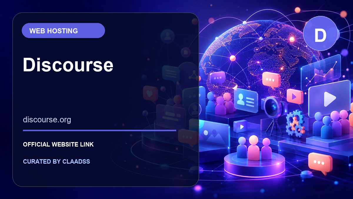 Discourse official social media website