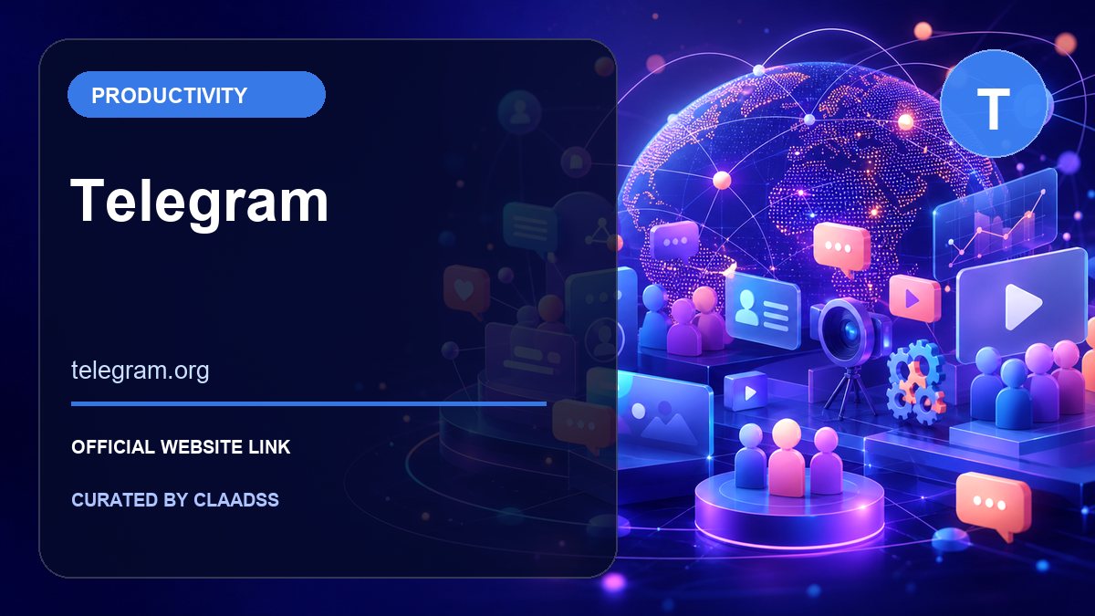 Telegram official social media website